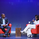 Ta-Nehisi Coates and Oprah Winfrey at the World Famous Apollo Theater on the occasion of the launch of Coates’s first novel, The Water Dancer, Sept. 23, 2019.